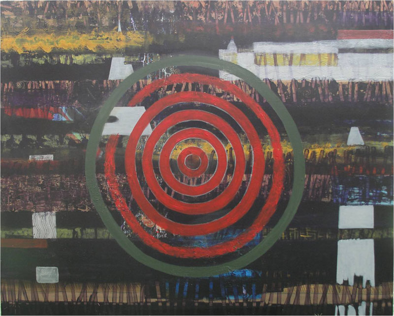 Archana Bansal Untitled Acrylic on Canvas 48 x 60 Inches 2012