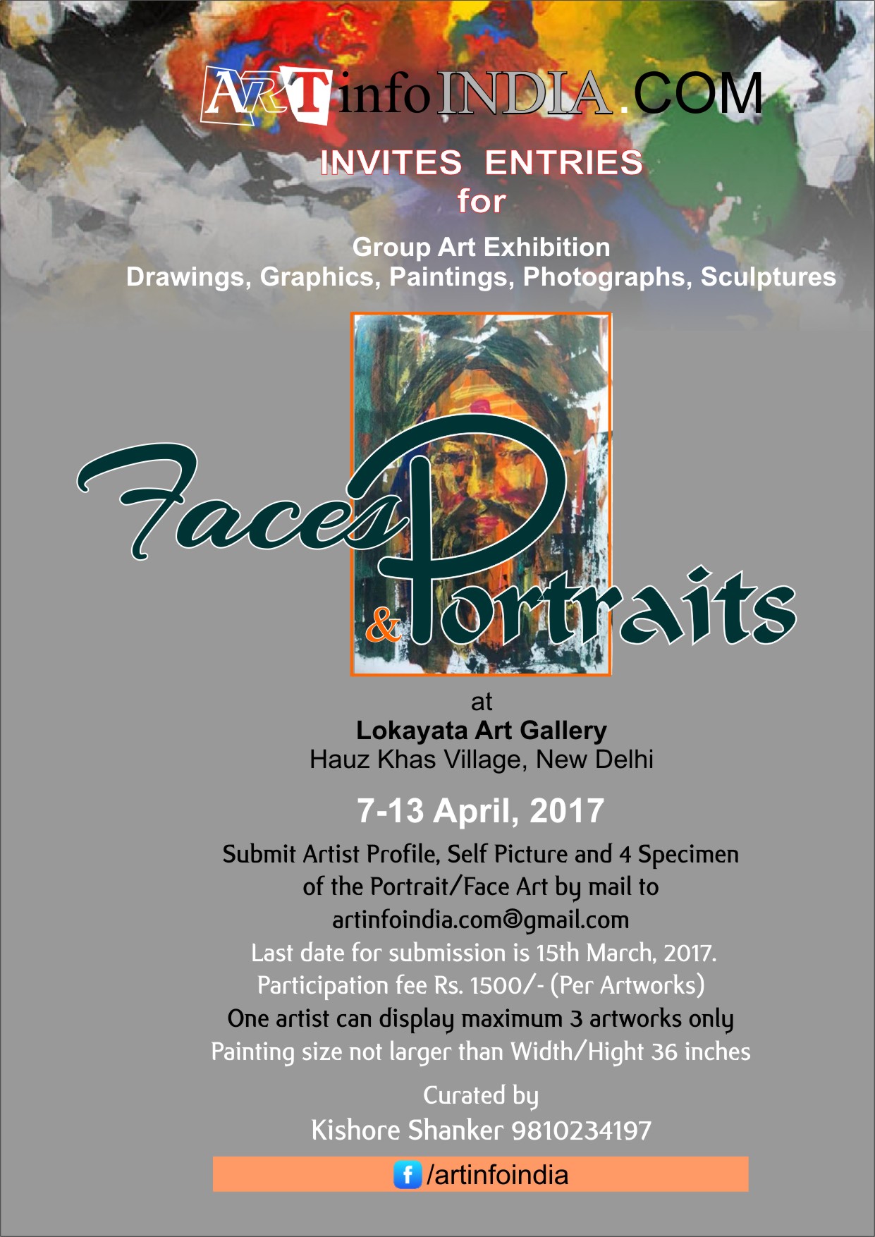 Artist Invitation Faces &amp; Portraits 2017